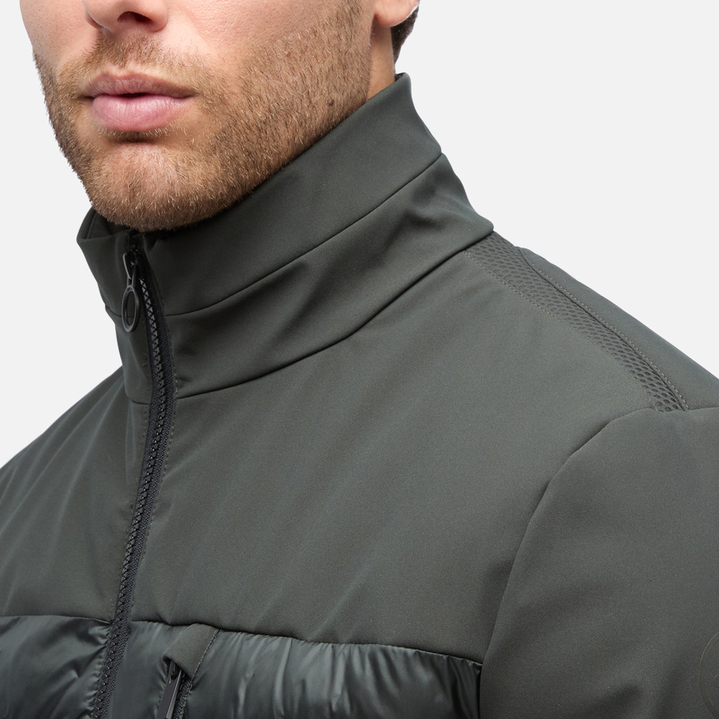 Quilted jacket SPHERICA MAN Light scarab/Light scarab - image number 8 | GEOX
