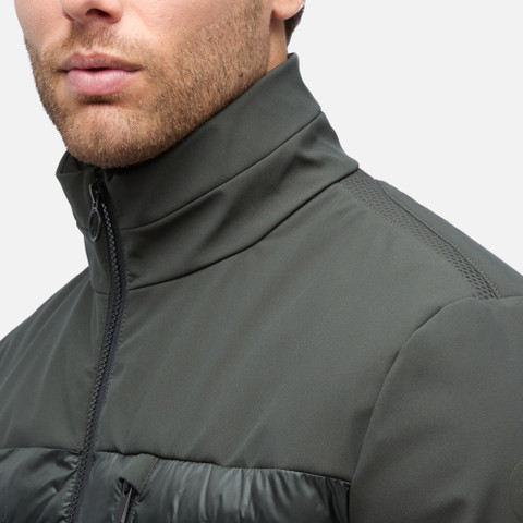 Quilted jacket SPHERICA MAN Light scarab/Light scarab - image number 8 | GEOX