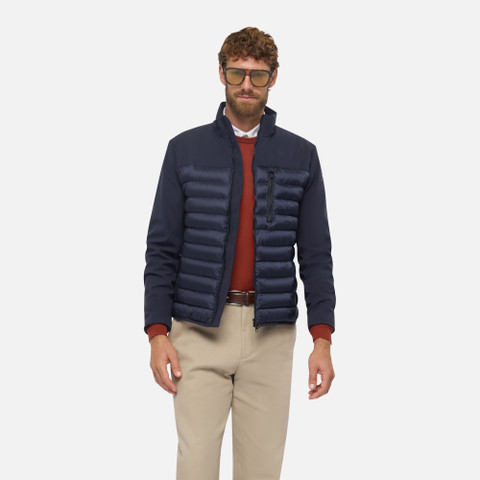 Quilted jacket SPHERICA MAN Sky captain - image number 3 | GEOX