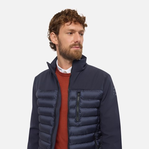 Quilted jacket SPHERICA MAN Sky captain - image number 3 | GEOX