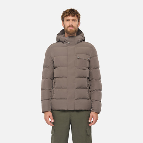 Parka matelassée PIEVE HOMME Marron foncé - image number 1 | GEOX
