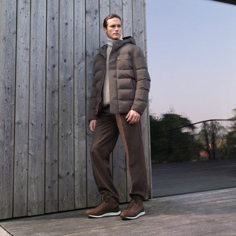 Quilted parka PIEVE MAN Bungee Cord - image number 5 | GEOX