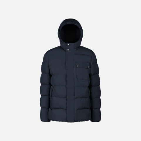 Quilted parka PIEVE MAN Sky captain - image number 0 | GEOX