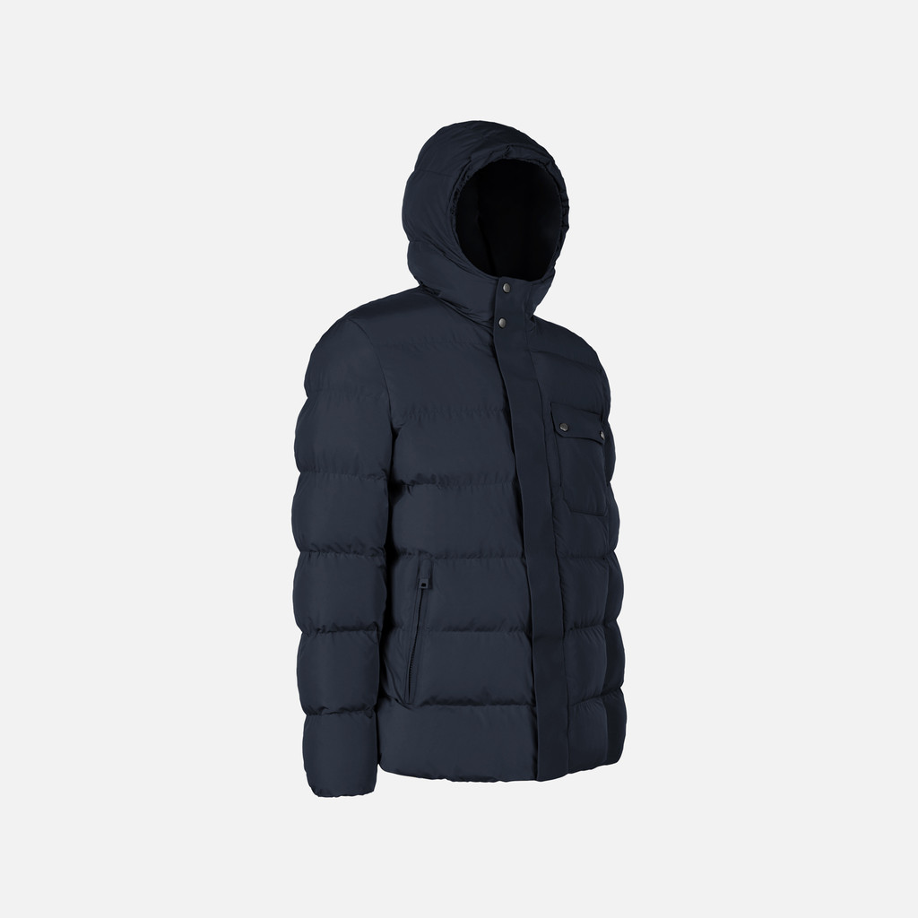 Quilted parka PIEVE MAN Sky captain - image number 1 | GEOX