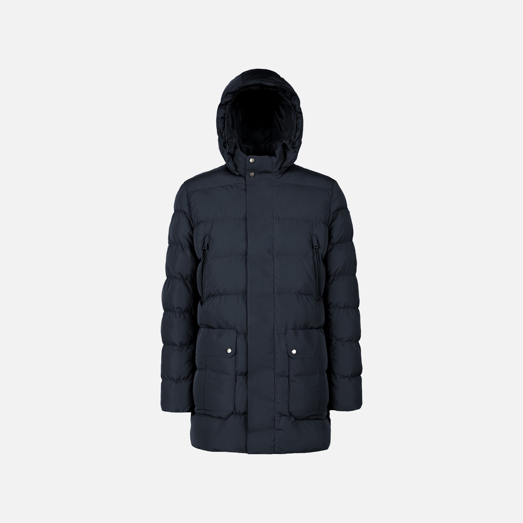 Quilted jacket PIEVE MAN Sky captain - image number 0 | GEOX