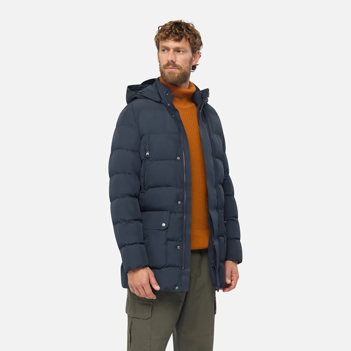 Quilted jacket PIEVE MAN Sky captain | GEOX