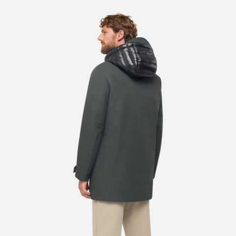 Synthetic down jacket AERANTIS MAN Light scarab - image number 5 | GEOX