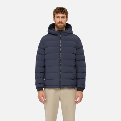 Quilted parka SPHERICA MAN Sky captain - image number 1 | GEOX