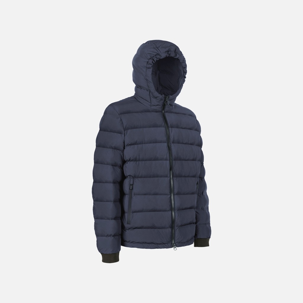 Quilted parka SPHERICA MAN Sky captain - image number 5 | GEOX