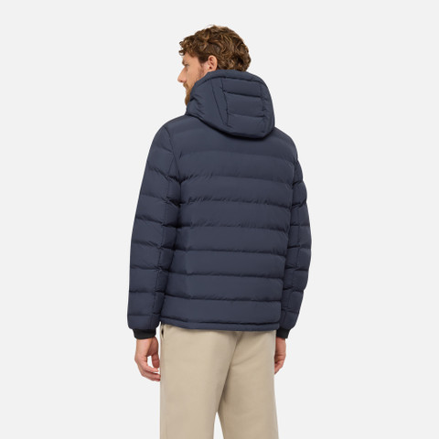 Quilted parka SPHERICA MAN Sky captain - image number 2 | GEOX