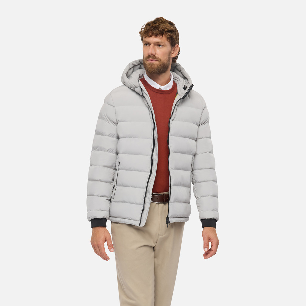 Quilted jacket SPHERICA MAN Belgian Block - image number 3 | GEOX