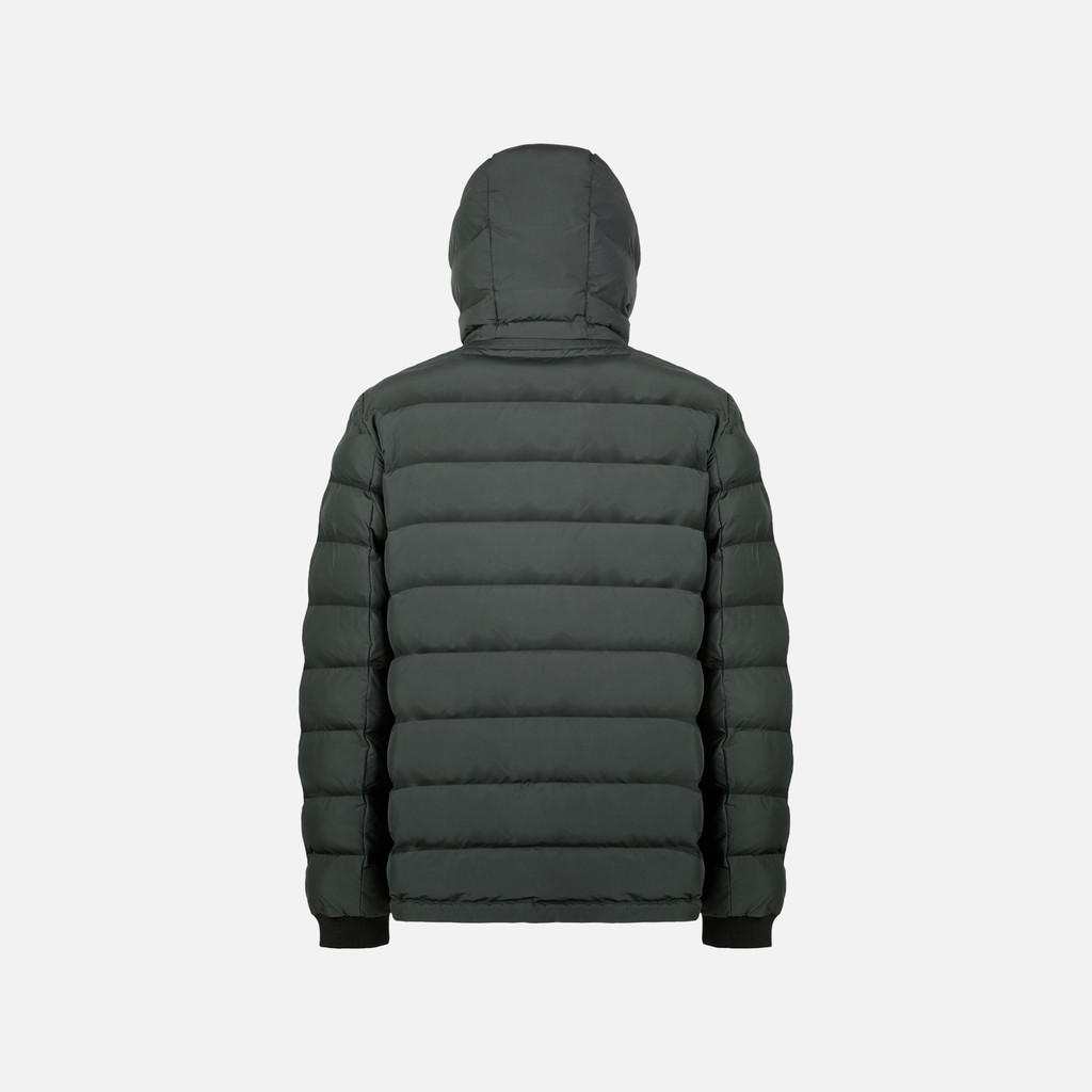Parka trapuntato SPHERICA UOMO Verde petrolio - image number 4 | GEOX