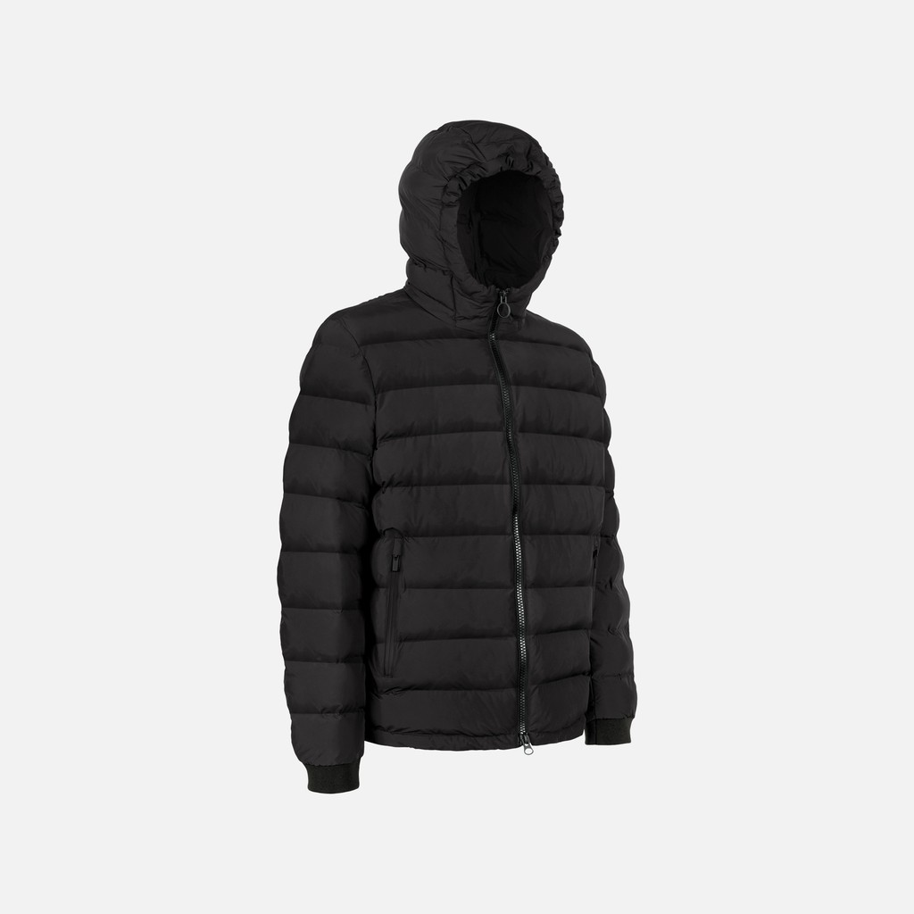 Jacket with hood SPHERICA MAN Black - image number 1 | GEOX