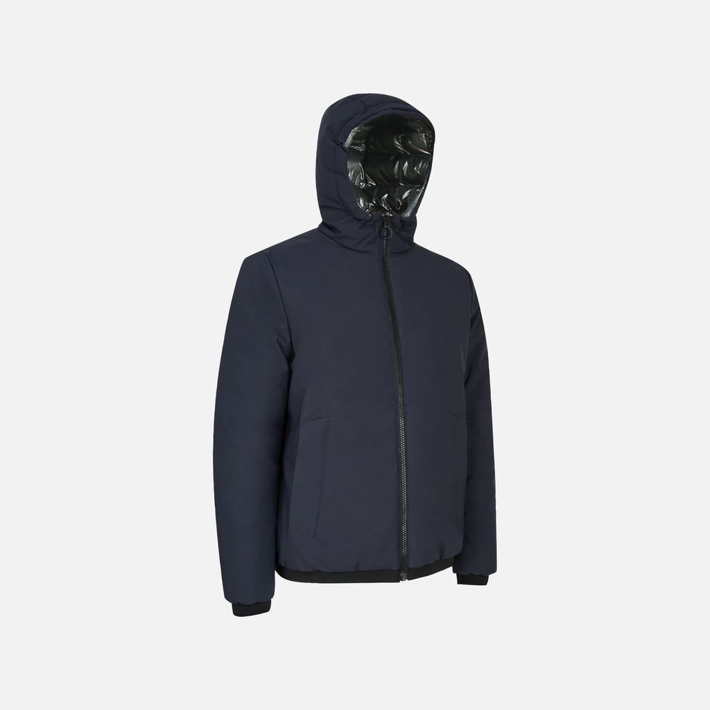 Short parka SPHERICA MAN Sky captain/Light scarab - image number 2 | GEOX