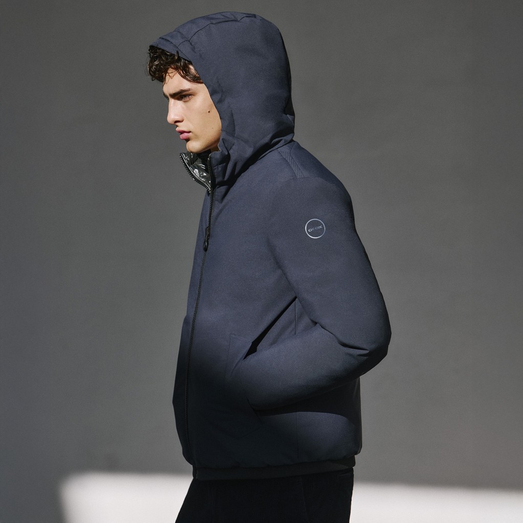 Short parka SPHERICA MAN Sky captain/Light scarab - image number 10 | GEOX