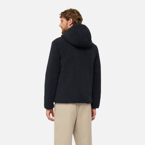 Sweat-shirt à capuche SWEATER HOMME Bleu nuit - image number 5 | GEOX