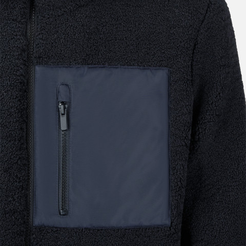 Sweat-shirt à capuche SWEATER HOMME Bleu nuit - image number 7 | GEOX