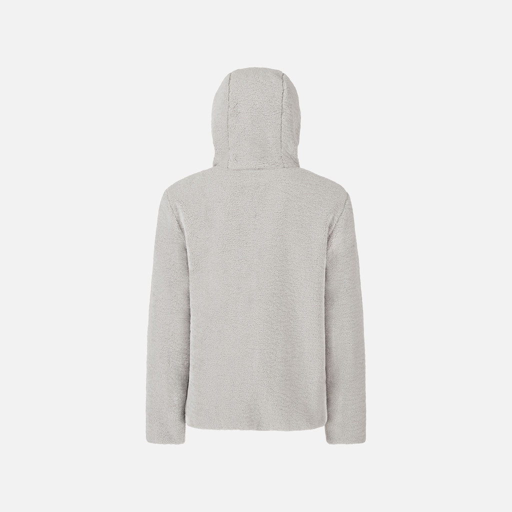 Felpa con cappuccio SWEATER UOMO Grigio Chiaro - image number 2 | GEOX