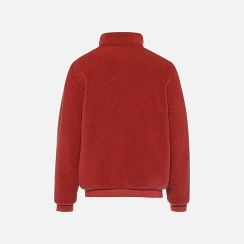 Fleecejacke SWEATER HERR Dunkelrot/Dunkelrot - image number 6 | GEOX