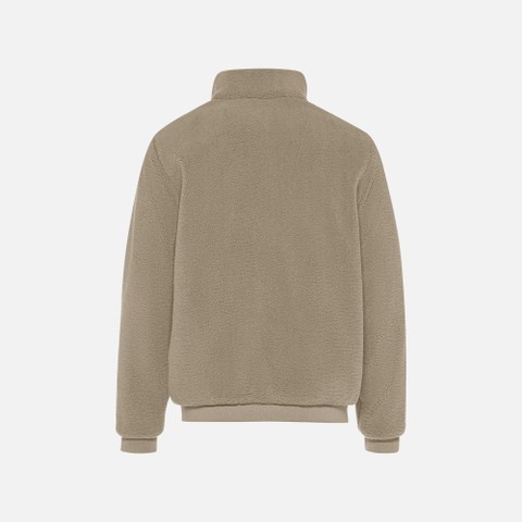 Fleecejacke SWEATER HERR Hellgrau/Hellgrau - image number 6 | GEOX