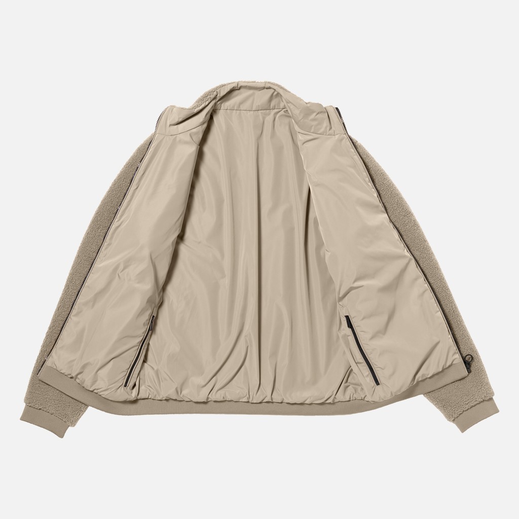 Fleecejacke SWEATER HERR Hellgrau/Hellgrau - image number 9 | GEOX