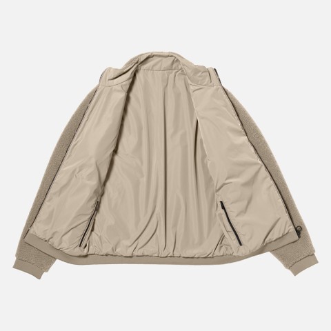 Fleecejacke SWEATER HERR Hellgrau/Hellgrau - image number 9 | GEOX