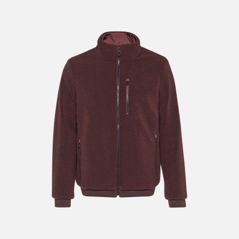 Sweatshirt jacket SWEATER MAN Vineyard wine/Vineyard wine - image number 4 | GEOX