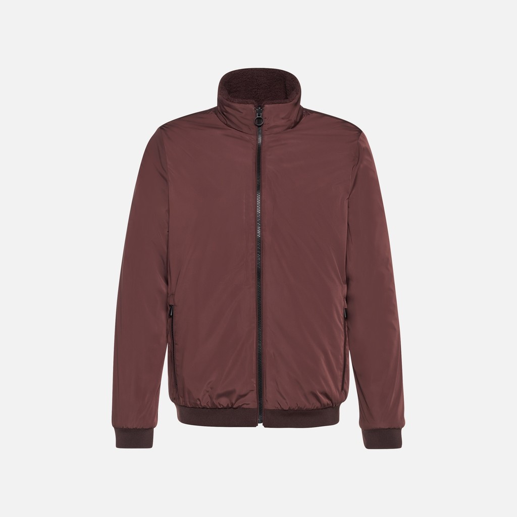 Sweatshirt jacket SWEATER MAN Vineyard wine/Vineyard wine - image number 8 | GEOX