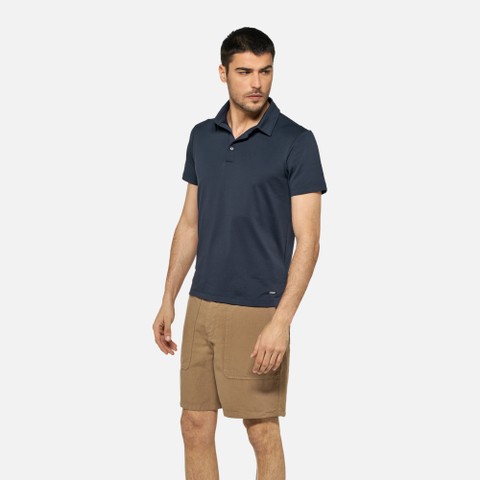 Polo POLO HOMME Bleu nuit | GEOX
