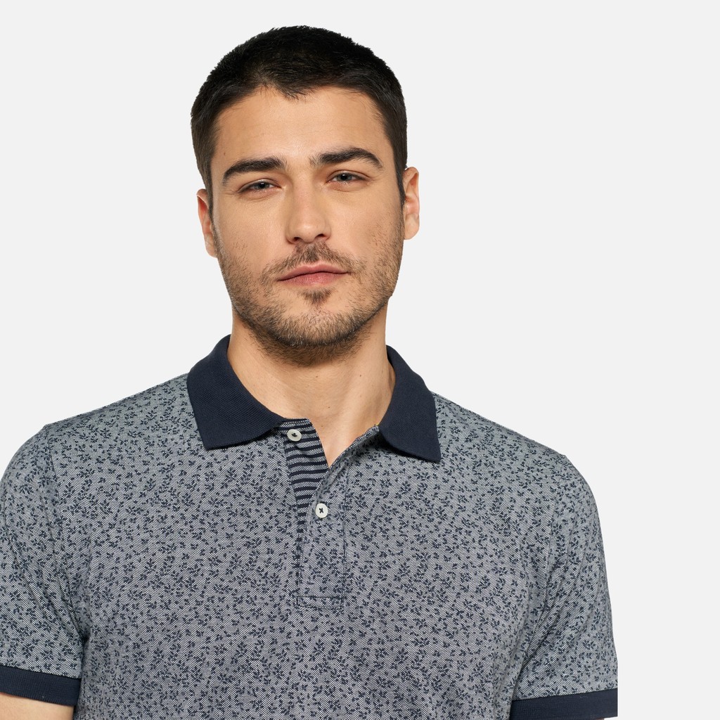 Polo POLO HOMME Bleu - image number 3 | GEOX