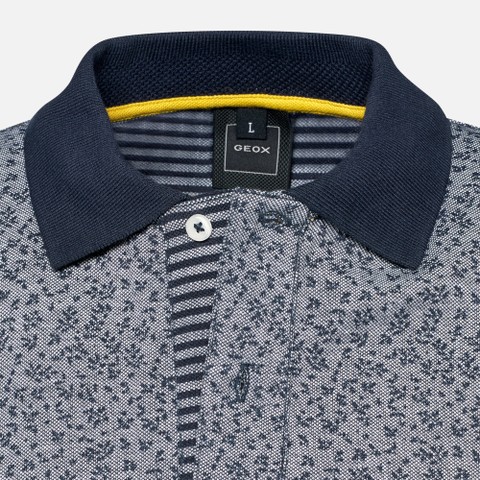 Polo shirt POLO MAN Blue - image number 4 | GEOX