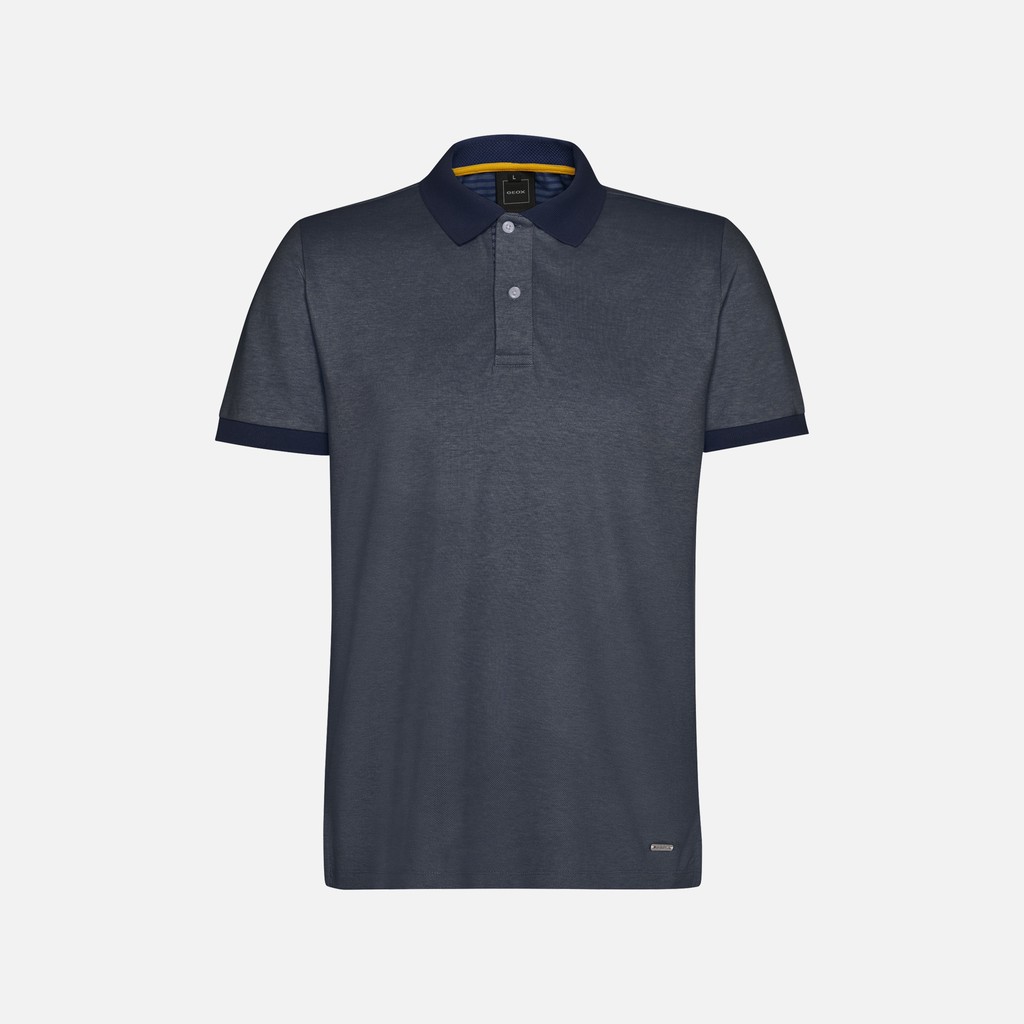 Polo shirt POLO MAN Sky captain/Brilliant white - image number 0 | GEOX