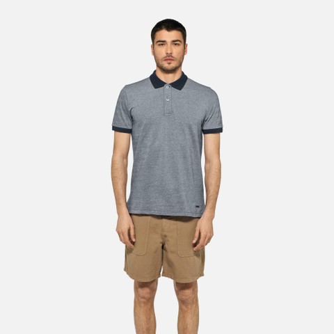 Polo POLO HOMME Bleu ciel - image number 1 | GEOX