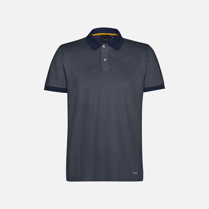 Polo shirt POLO MAN Sky captain/Brilliant white | GEOX