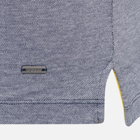 Polo shirt POLO MAN Sky captain/Brilliant white - image number 4 | GEOX