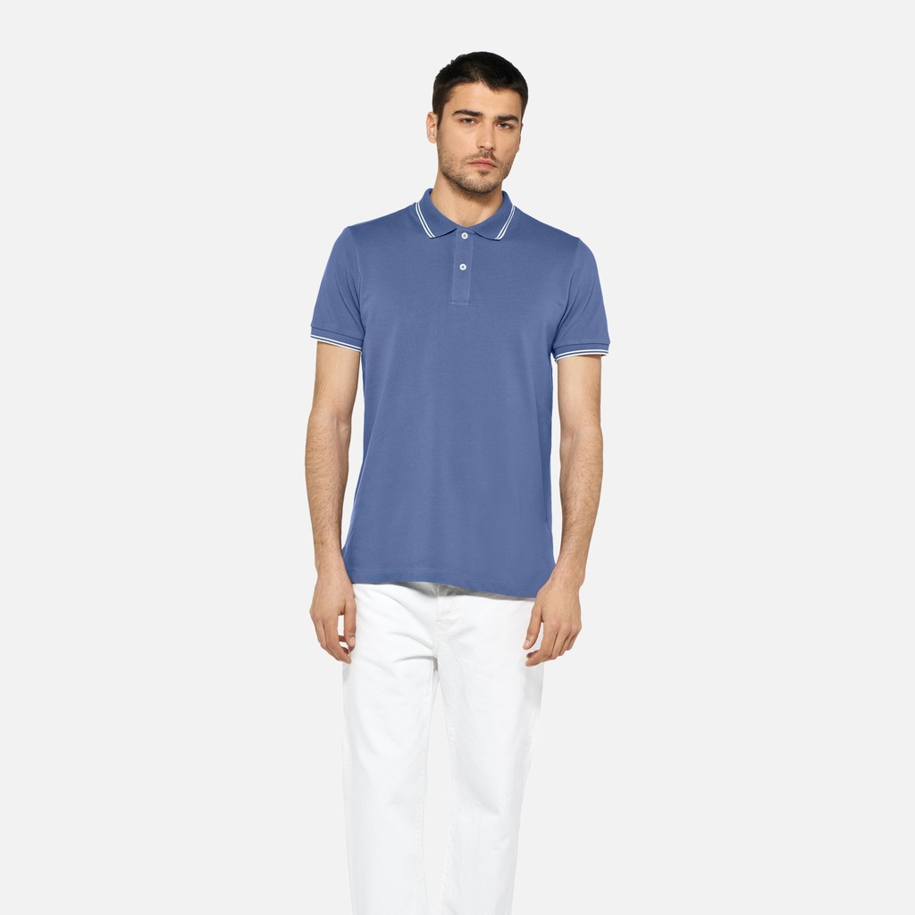Polo shirt POLO MAN Bijou Blue - image number 1 | GEOX