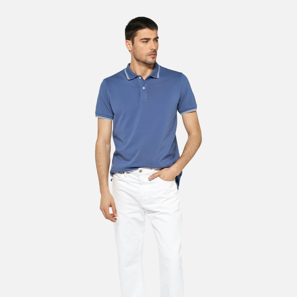 Polo shirt POLO MAN Bijou Blue - image number 0 | GEOX