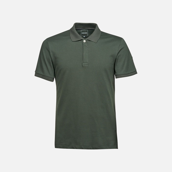 Polo shirt POLO MAN Light climbing ivy | GEOX