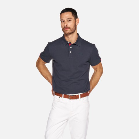 Polo POLO HOMBRE Azul medianoche | GEOX