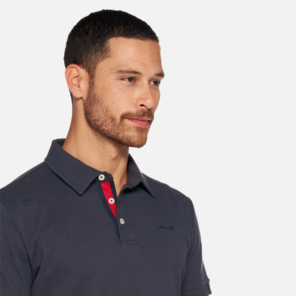 Polo POLO HOMBRE Azul medianoche - image number 3 | GEOX