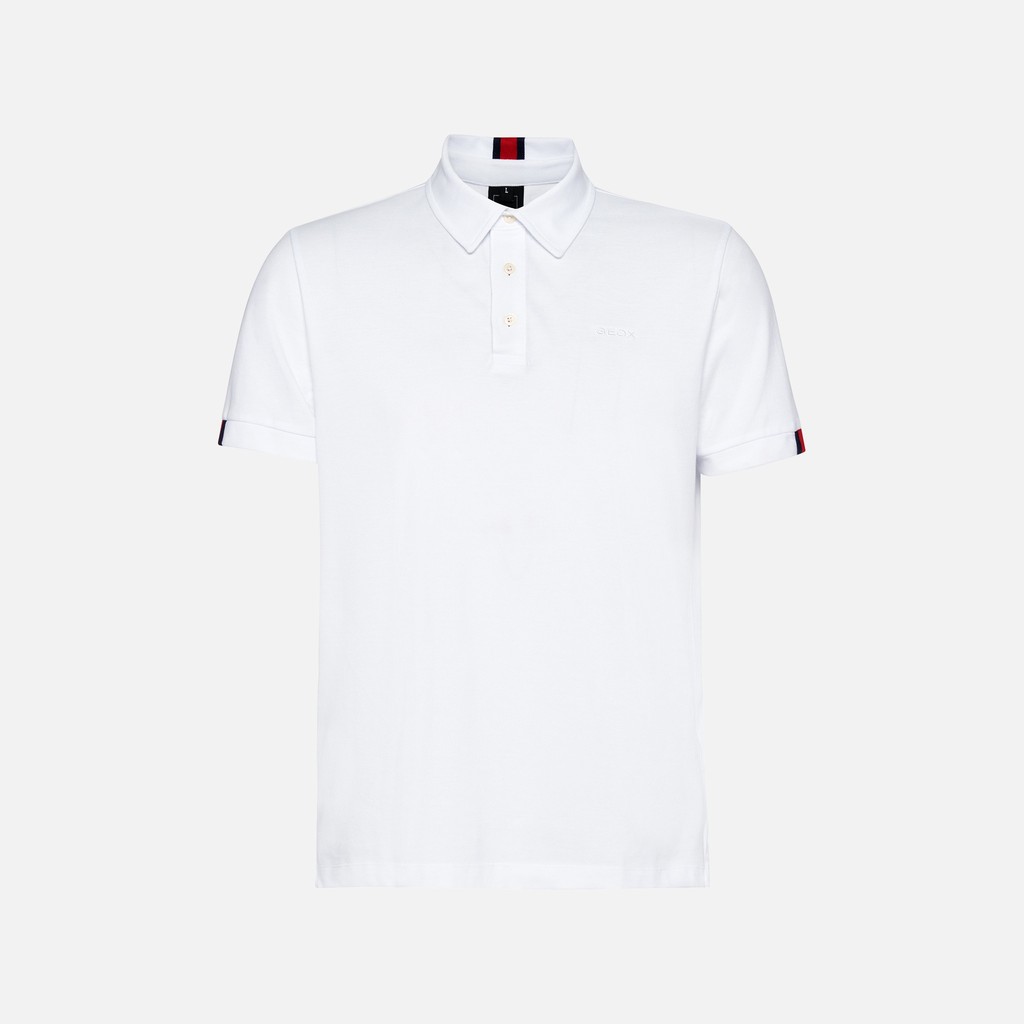 Polo shirt POLO MAN White - image number 4 | GEOX