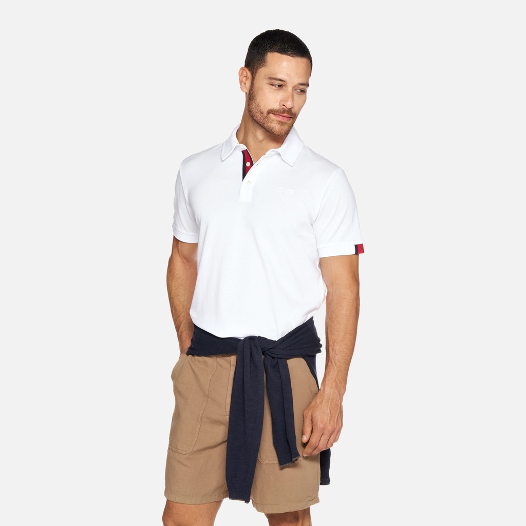 Polo shirt POLO MAN White - image number 0 | GEOX