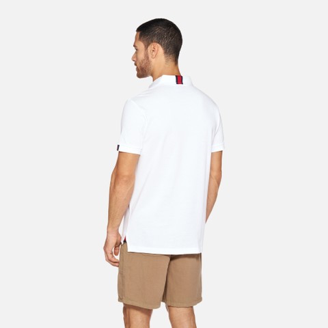 Polo shirt POLO MAN White - image number 2 | GEOX