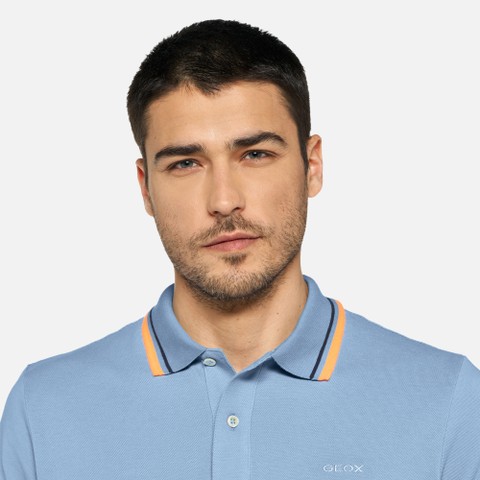 Polo shirt POLO MAN Winter Sky - image number 3 | GEOX
