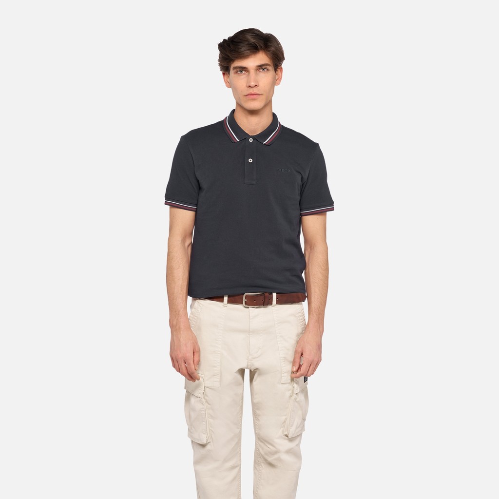 Polo POLO HOMME Bleu nuit - image number 1 | GEOX