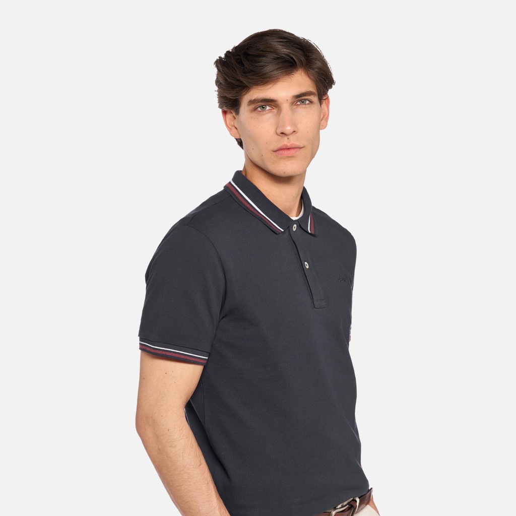 Polo POLO HOMME Bleu nuit - image number 3 | GEOX