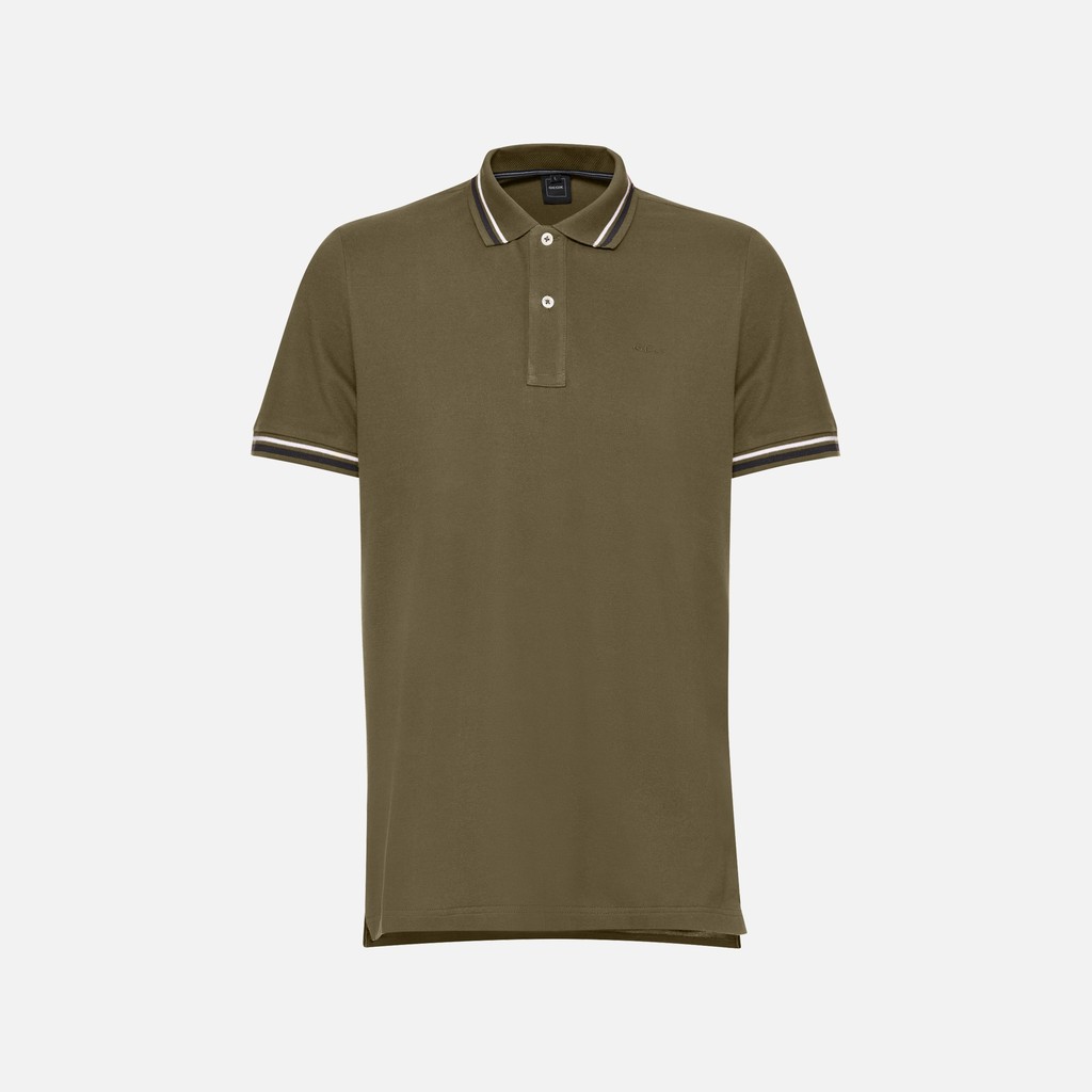Polo POLO HOMME Vert olive - image number 0 | GEOX