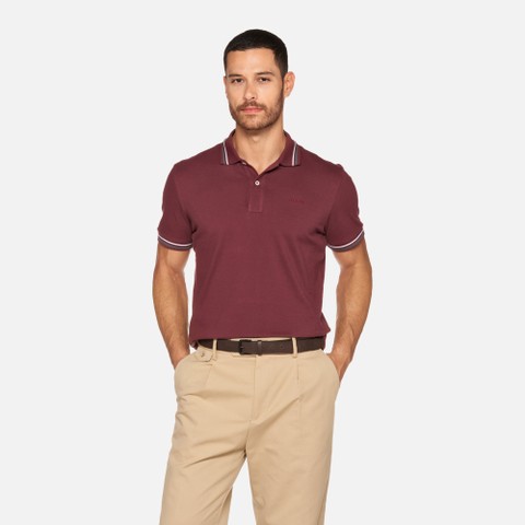 Polo shirt POLO MAN Cordovan - image number 0 | GEOX