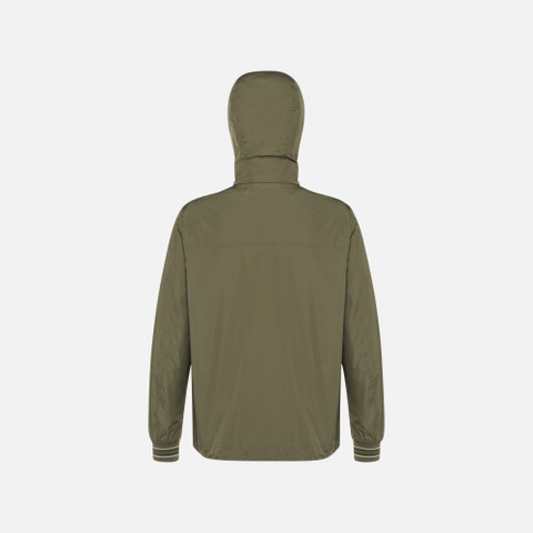 Reversible jacket JHARROD MAN Olive night/Humus - image number 3 | GEOX