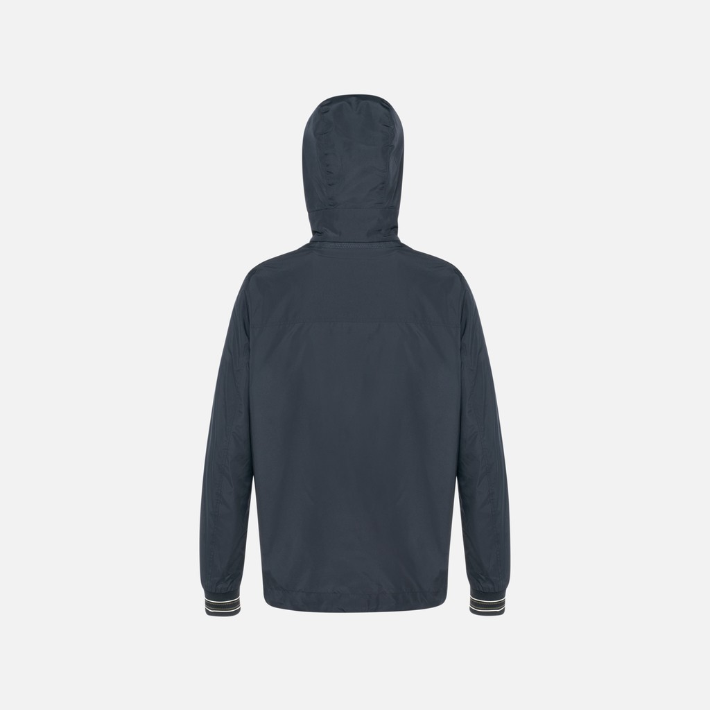 Reversible jacket JHARROD MAN Dark sky captain/Olive - image number 2 | GEOX